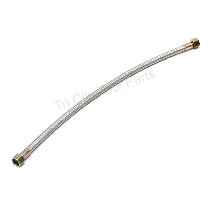 145-0634 TUBE, TRANSFER TUBE STEEL BRAIDED 16.5 LONG