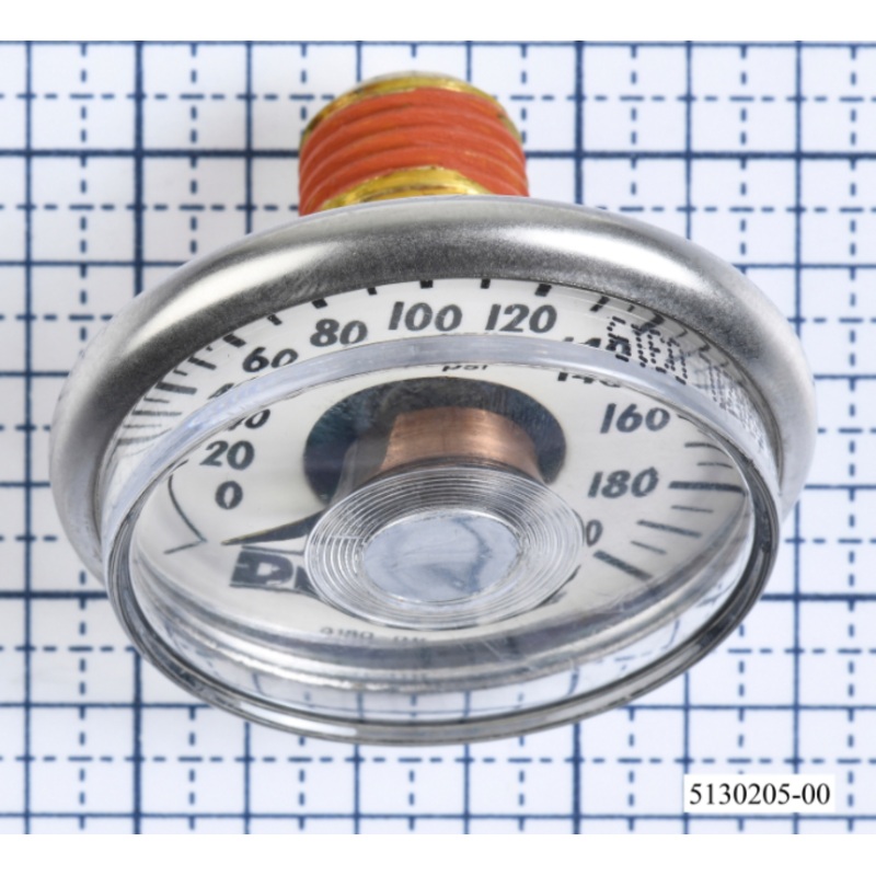 5130205-00 DeWalt Air Compressor Gauge 1-1/2 200psi  1/4 NPT Mount