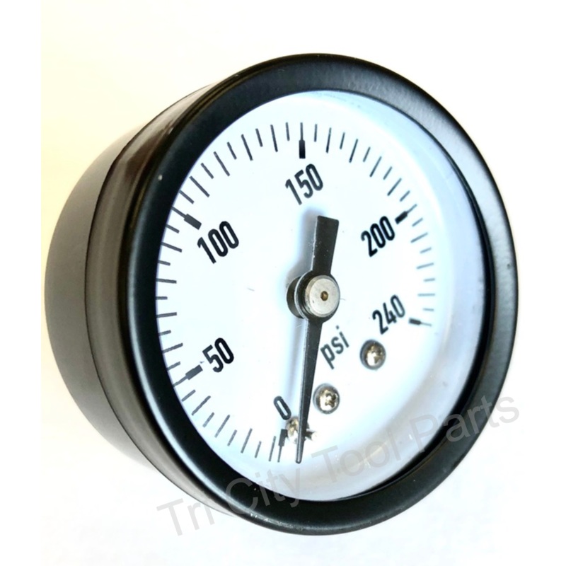5140206-62 DeWalt Air Compressor Gauge 1-1/2 240psi  1/4 NPT Mount