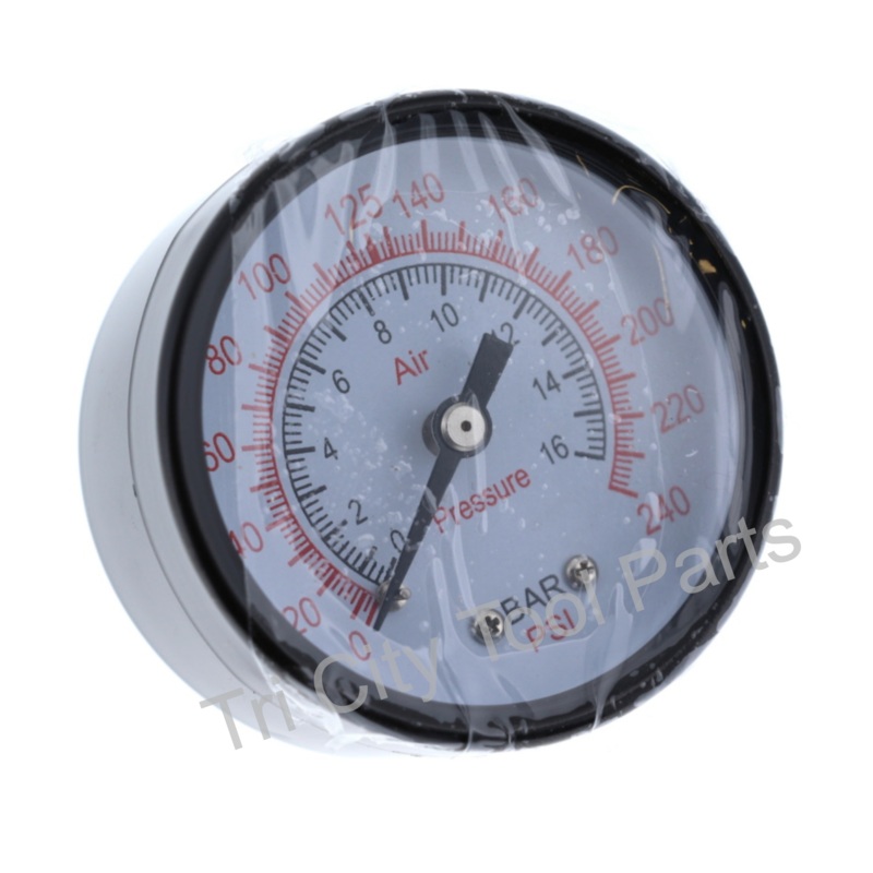 AB-9052091 Bostitch Gauge 2 X  1/4 NPT Back Mount