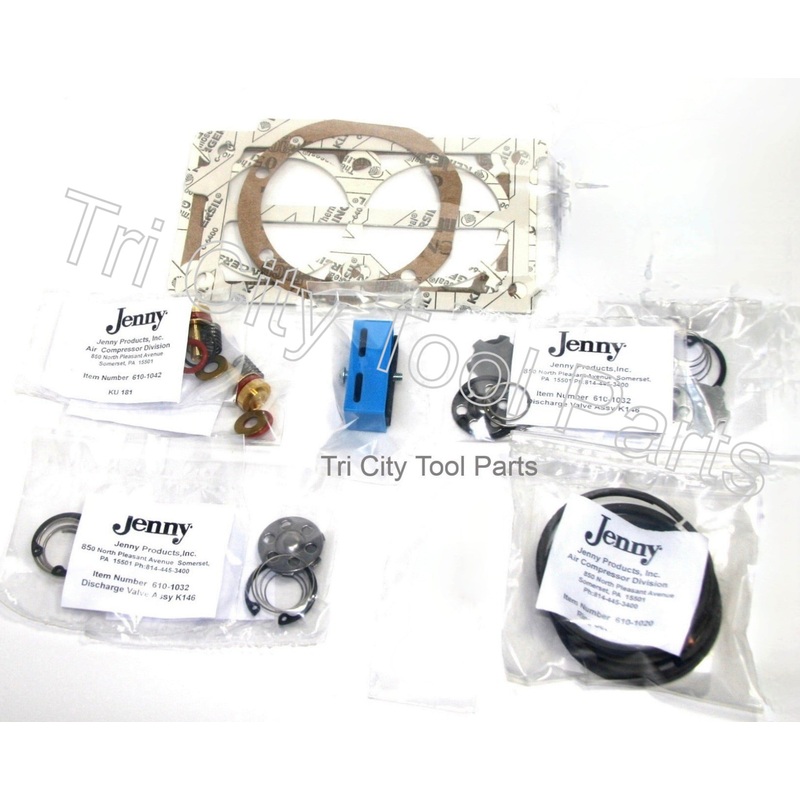 610-1123 Repair Kit Jenny / Emglo 421-1102  KU Air Compressor  KU101