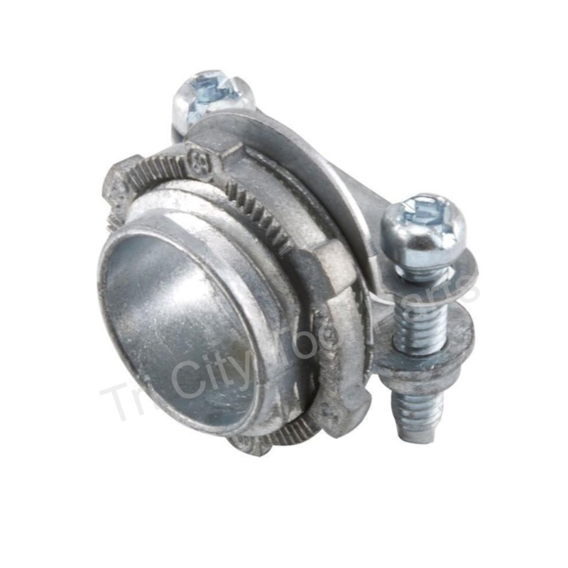 071-0002 3/8 STRAIN RELIEF 3/8 METAL STRAIGHT
