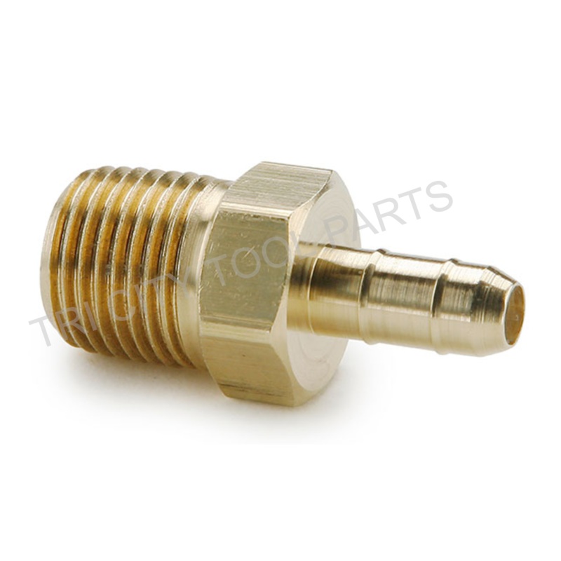 058-0506  CONNECTOR 1/8NPT X 1/4TB BARB  Powermate
