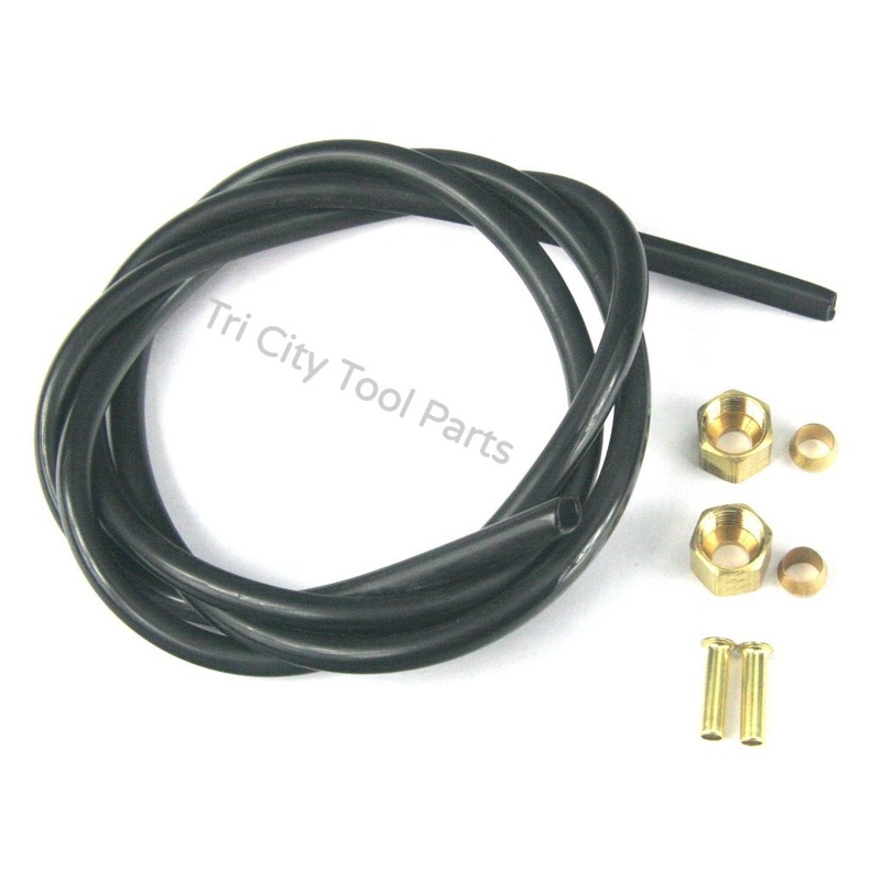 1/4 X 40 Nylon Air Compressor Unloader Tube Kit Craftsman , DeVilbiss , Porter Cable