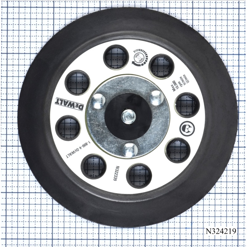 N324219 PAD Hook & Loop Sander Pad , DeWalt DWE6401DS