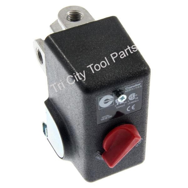 CW208700AV Air Compressor Pressure Switch  125/100 PSI