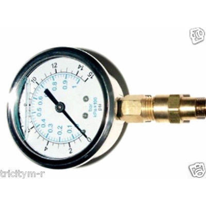 HA1182 Heater Gauge Liquid Filled  Reddy Mater Desa  Pump Pressure Test Gauge