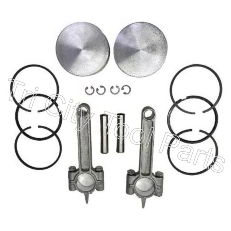 2 Pack VT491000AV Piston Kit W/ Rings & Con Rod VT49 Series Campbell Hausfeld Pumps