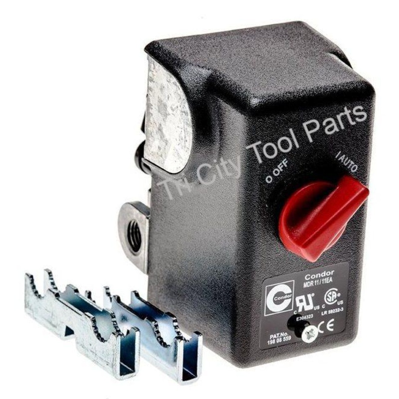 CW210100SJ Air Compressor Pressure Switch Kit  100/125 PSI  Replaces CW207576AV