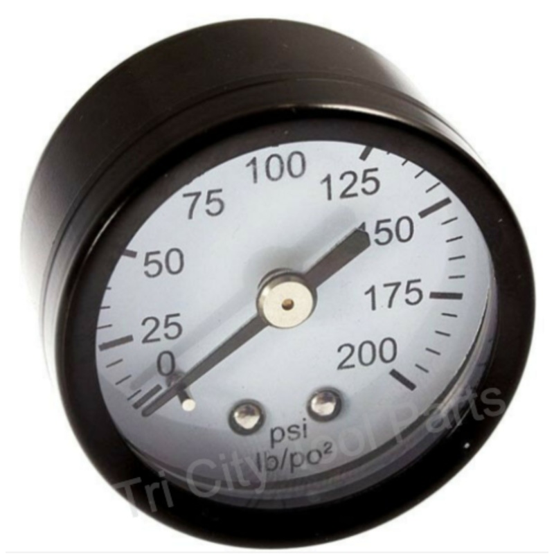 A17135 DeWalt Air Compressor Gauge 1.5  200psi  1/8 Back Mount