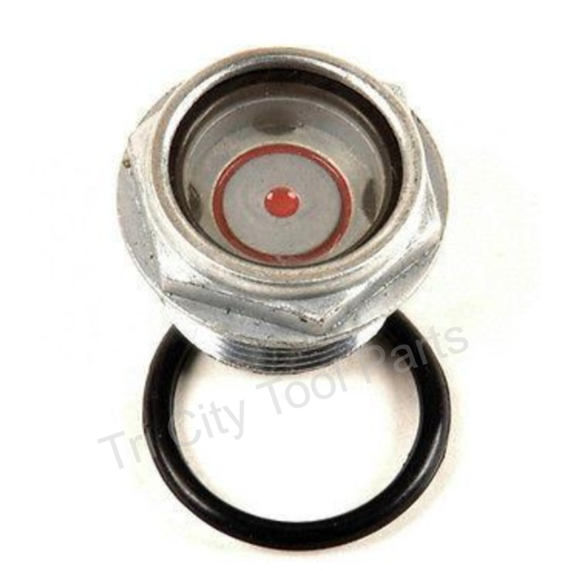 DP400045AV Campbell Hausfeld Oil Level Sight Glass Gauge W/ O-Ring