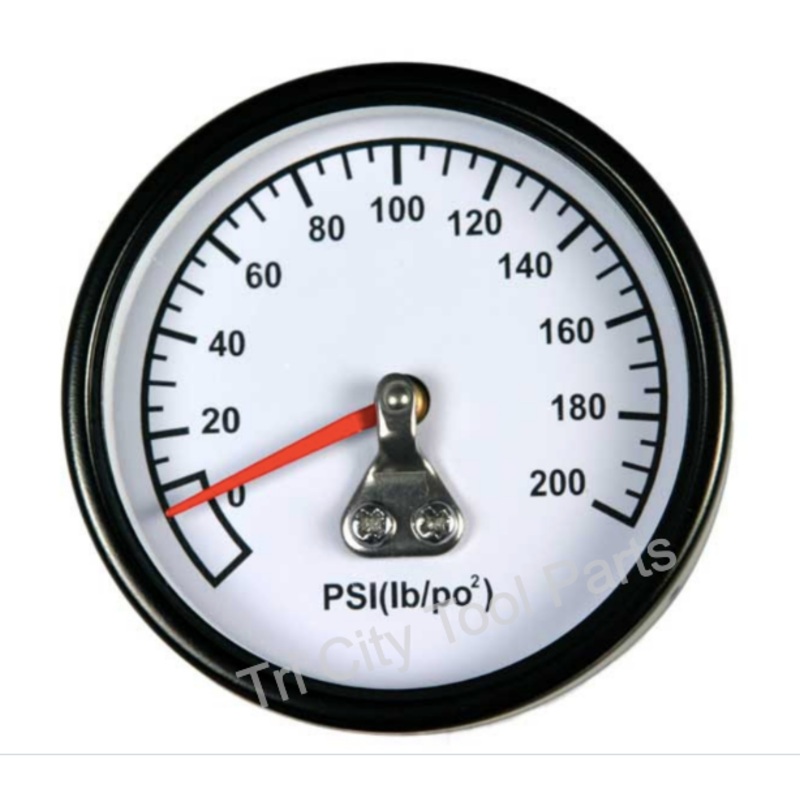 Z-D27212 Craftsman Air Compressor Gauge  2  200psi  1/8 npt  Back Mount