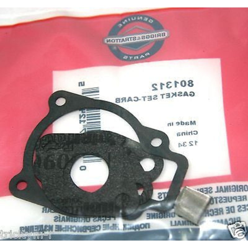 801312 Briggs & Stratton Snow Blower Carburetor Gasket Set   Genuine OEM Parts