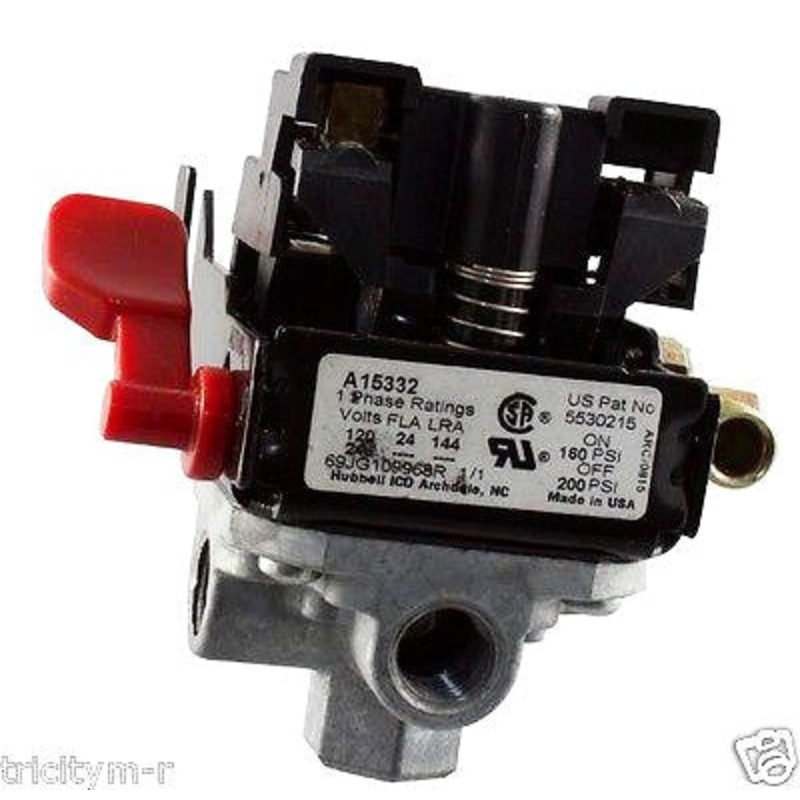 A15332 DEWALT Air Compressor Pressure Switch  D55167 T1 & D55168 T1