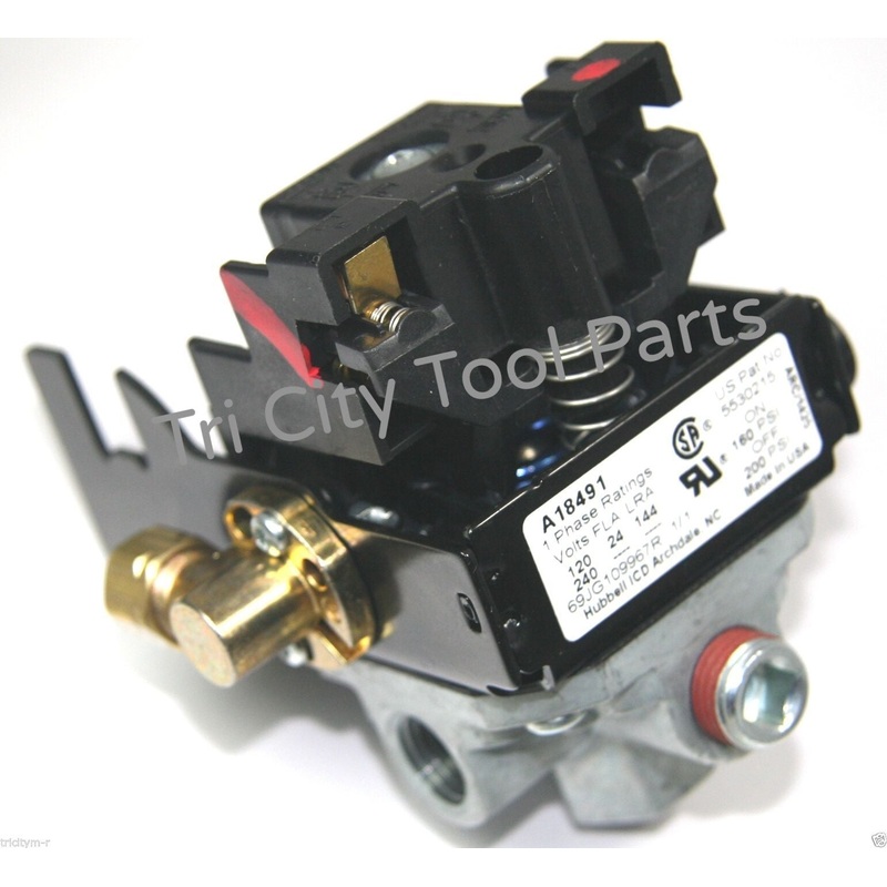 A18491 Air Compressor Pressure Switch DeWALT D55146 Type 1