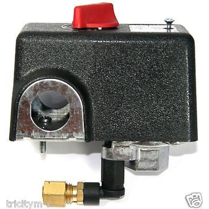 CW211900AV Air Compressor Pressure Switch  80/100 PSI  Single Port