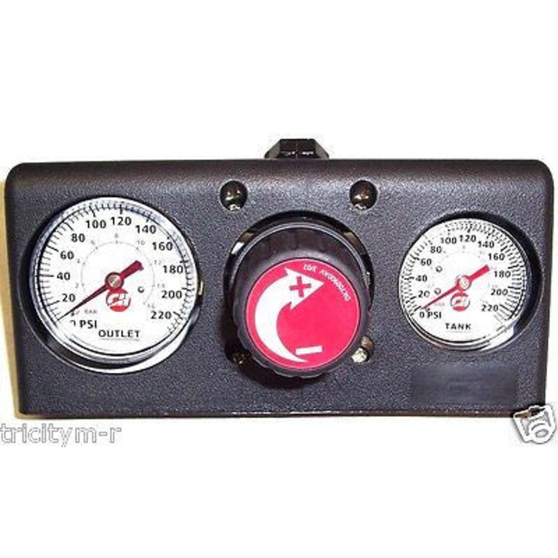 FP209527AV Campbell Haufeld Air Compressor Manifold Assembly  With Gauges