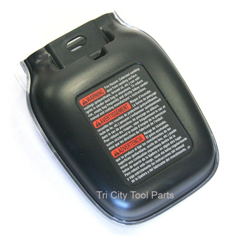 N495292 / 90597749 Canister  Black & Decker Mouse Sander Dust Collector Assembly