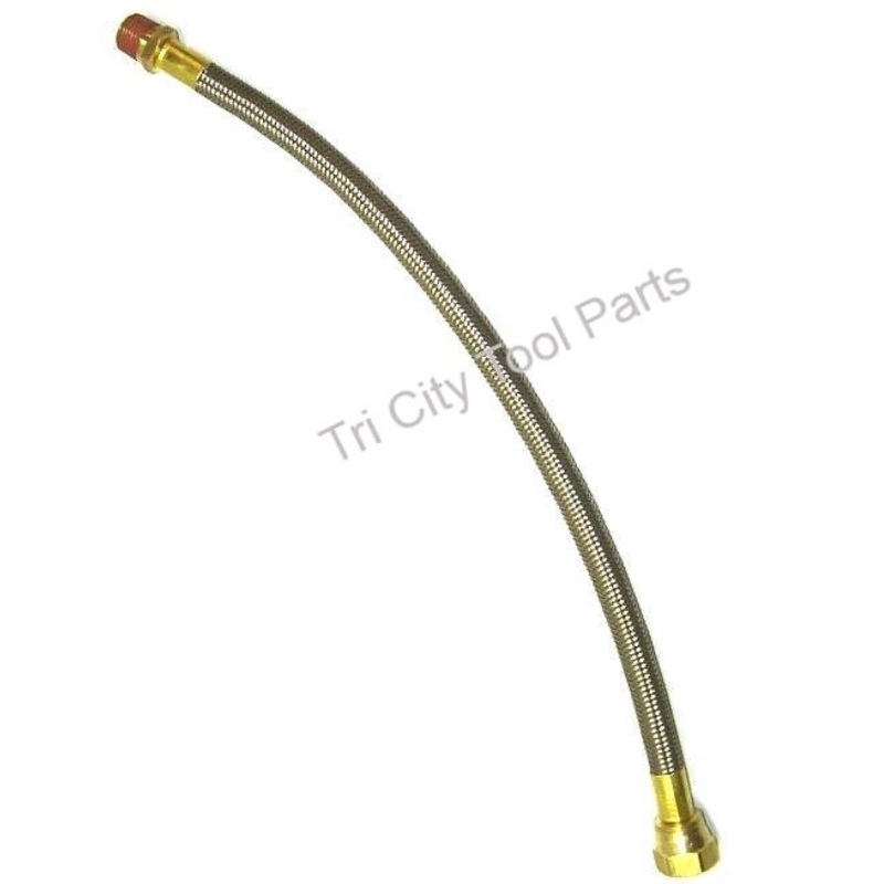110515-050 Quincy Air Compressor Discharge Tube – Stainless Steel Braided