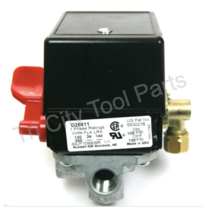 5140118-56 Porter Cable  Air Compressor Pressure Switch  Craftsman  Z-D26611