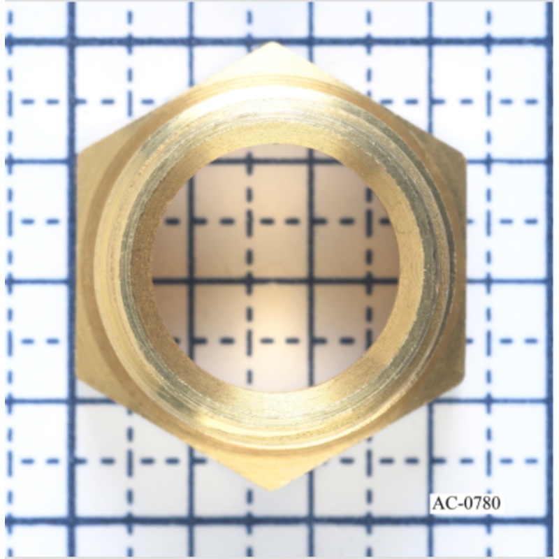 AC-0780 DeWALT / Porter Cable Nut  Craftsman DeVilbiss  Air Compressor Exhaust Tube Nut .750-16