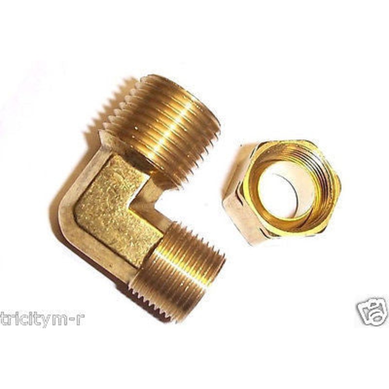 ST072224AV Campbell Hausfeld Elbow Fitting  3/8 TUBE X 3/8 PIPE