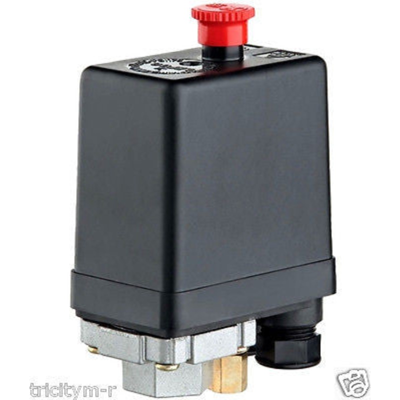 PS1PL Air Compressor  Pressure Switch  Universal Single Port   95 /125 PSI