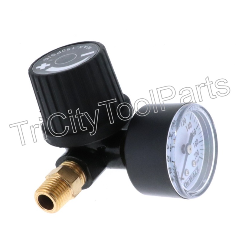 5131722-00 DeWALT Air Compressor Regulator 1/4 Kit  W/ Gauge