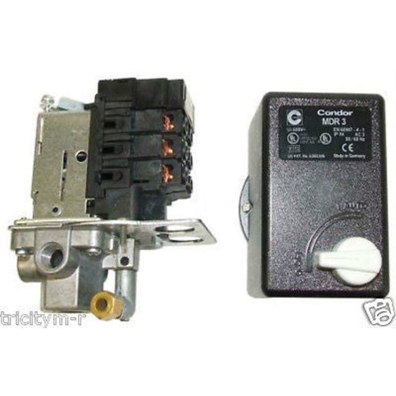 PS4040 Air Compressor Pressure Switch 3HP 30amp 110/130  PSI  Rolair **OEM**
