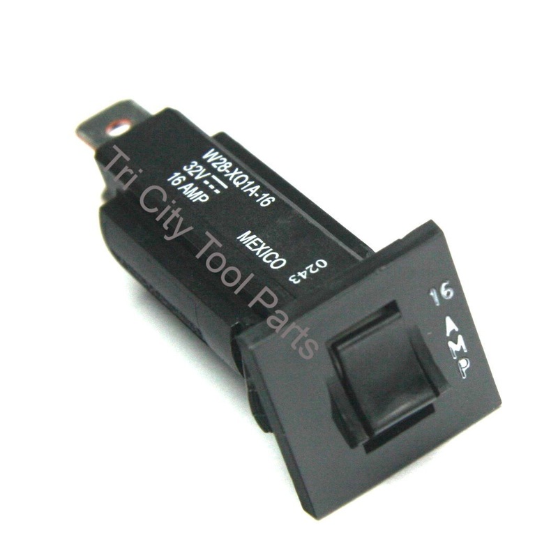 008055000F Rolair Air Compressor Reset Circuit Breaker 16Amp