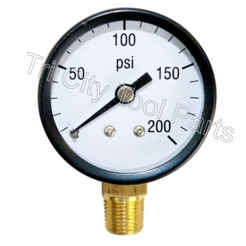 AG15182LM   Air Compressor Gauge  1.5 X 1/8 NPT  200psi