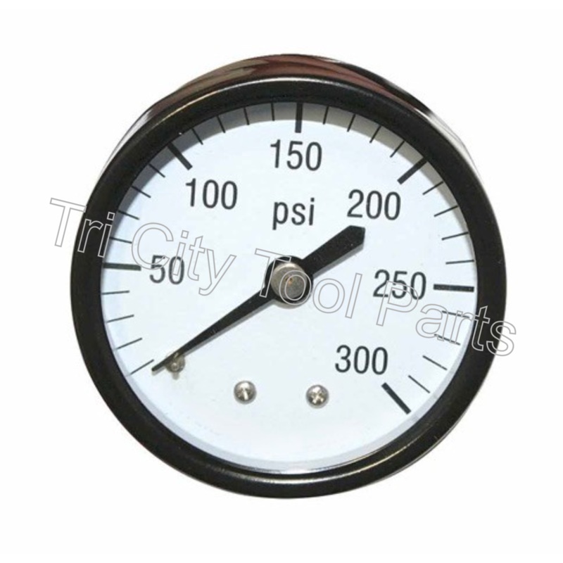 AG20143BM   Air Compressor Gauge  2 X 1/4 NPT  300psi