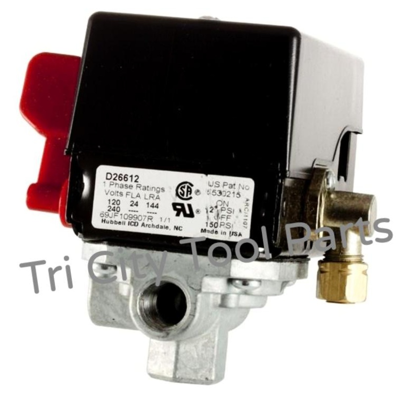Z-D26612 Porter Cable Air Compressor Pressure Switch – Craftsman  D26612