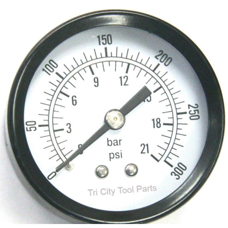 032-0092 Gauge Air Compressor 2 300 PSI X 1/8 NPT Gauge Coleman Powermate