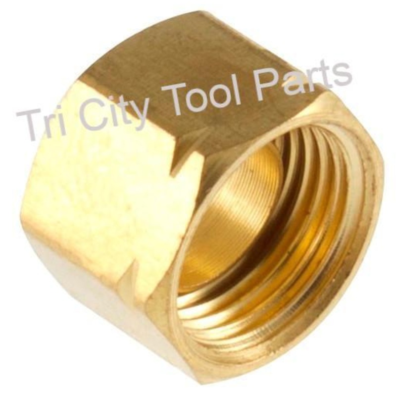 058-0017  Air Compressor 1/4 Compression Nut  Craftsman Powermate