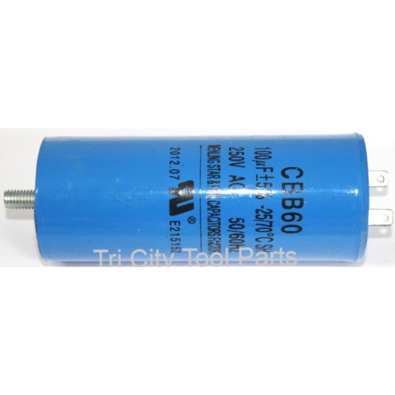 HU000800AV  Campbell Hausfeld  Air Compressor  Capacitor  100UF   250VAC