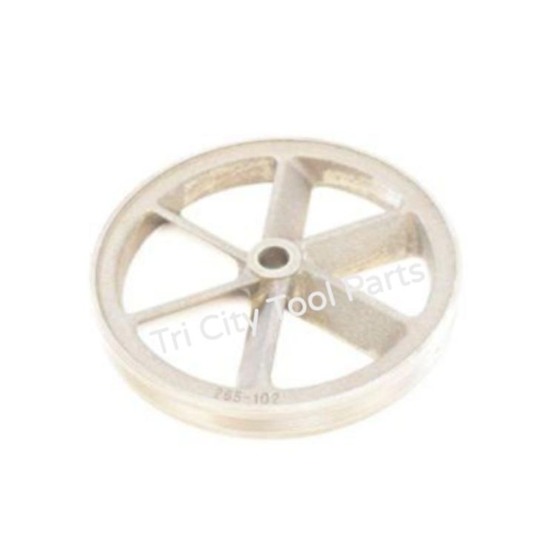 265-2 Flywheel Air Compressor Pump Pulley  10  6J Section Poly Tapered Bore