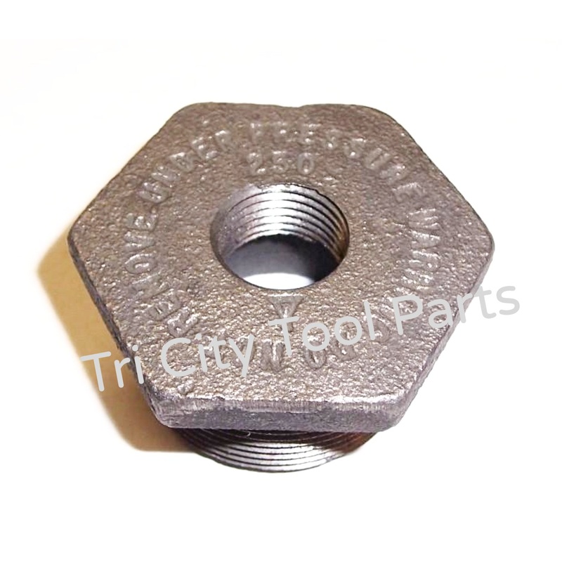 PG201008AV Air Compressor Tank Bushing  2 X 1/2  Reducer Bushing Campbell Hausfeld