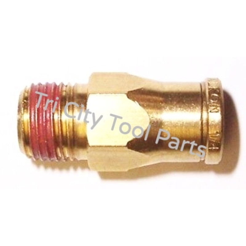 ST081301AV Air Compressor Tube Fitting Quick Connect 1/4 Tubing X 1/8 NPT