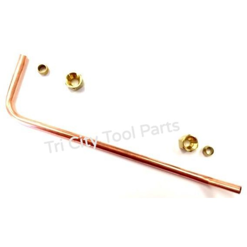 610-1137 Tube , Breather  Jenny / Emglo Air Compressor Unloader Tube  L18