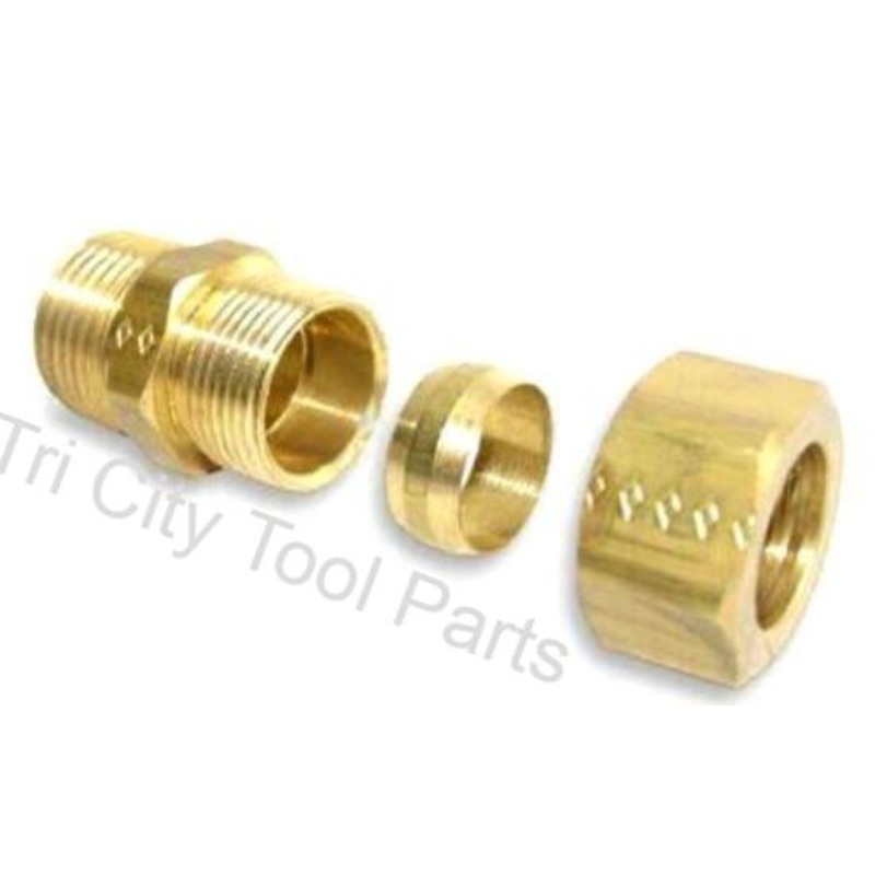 ST018300AV Campbell Hausfeld Compressor Tube Fitting Assm  1/2T X 3/8P
