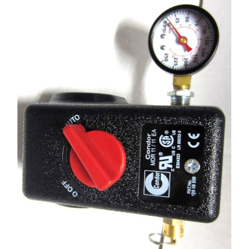 CV303700SJ Air Compressor Pressure Switch  125/100 PSI  CV303700AJ