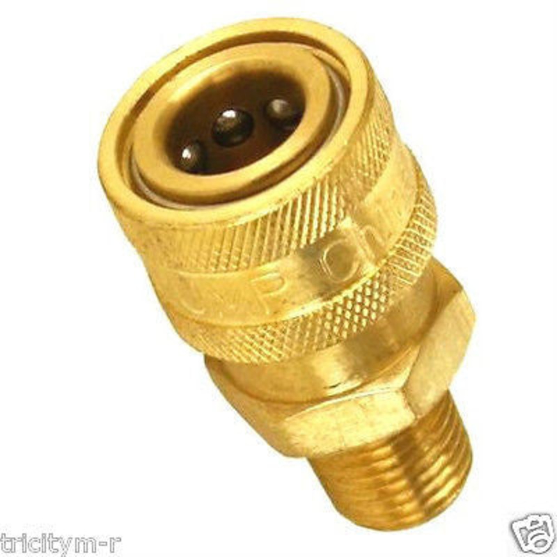 PRESSURE WASHER 1/4 QUICK COUPLER DISCONNECT SOCKET 1/4 MALE NPT