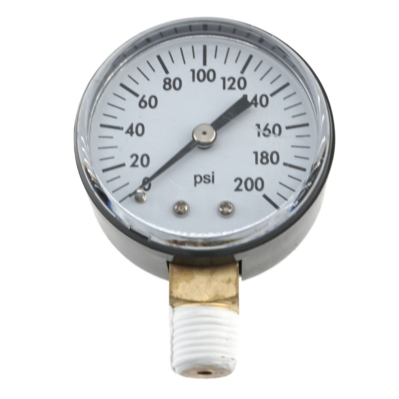 5131648-00 Gauge Air Compressor 2 200 PSI X 1/4 NPT DeWalt Gauge