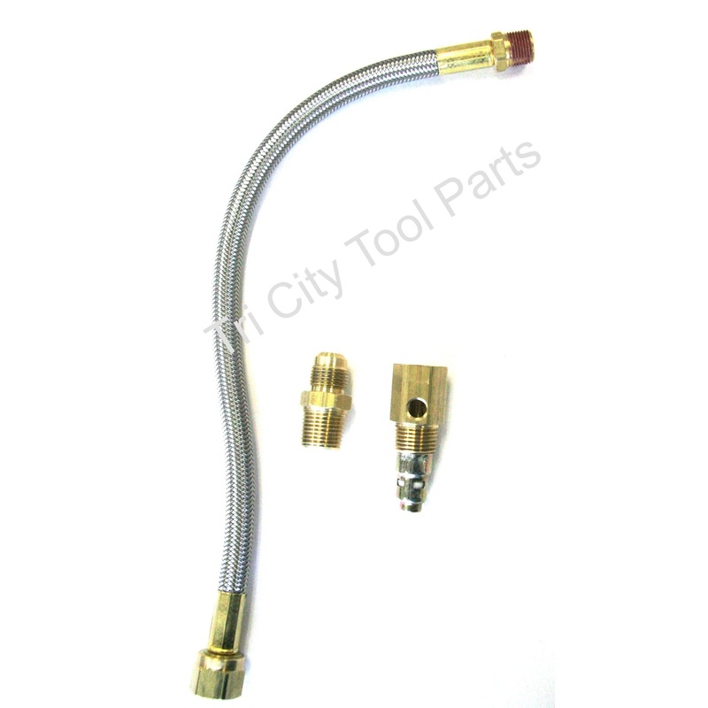 WL006800AP  Stainless Steel Braided Air Exhaust Tube Upgrade kit WL611100 , WL6116