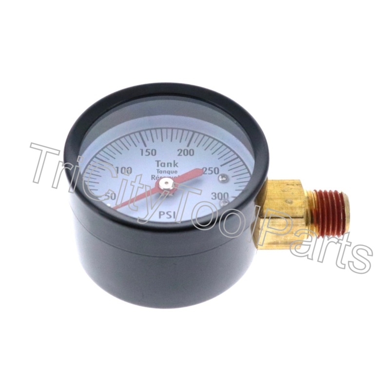 AB-9052167 DeWalt  Gauge  2 350 psi 1/4 NPT Offset Side Mount  Tank Gauge
