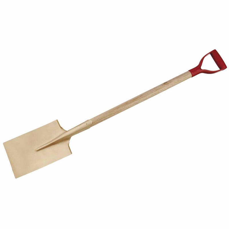 Carltsoe Safety CS Unitec Ex1007-180A Aluminum Bronze Non-Sparking, Low-Magnetism, Corrosion Resistant Edging Spade with D-Grip