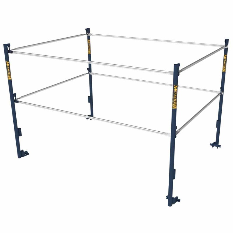 Metal Tech M-MG507K 7′ X 5′ Scaffold Towerr Guardrail System