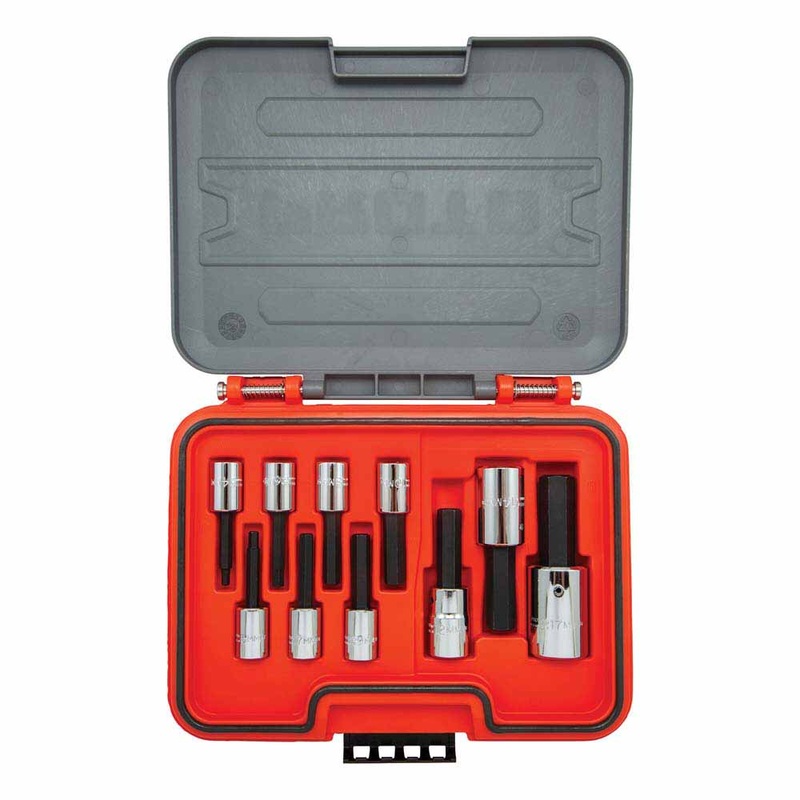 Proto J52210H 10-Piece Hex Bit Set 3/8 & 1/2 Drive