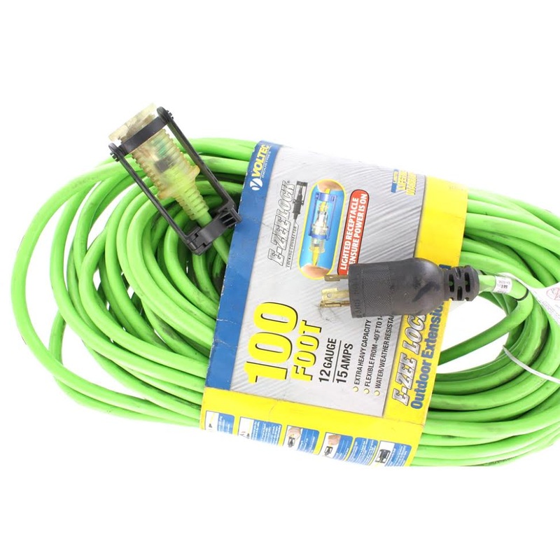Voltec TLXUG100 100′ Outdoor Extension Cord TL M XUG-F with EZ Lock (05-01056-015)